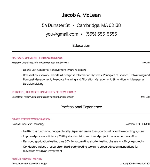 Resume